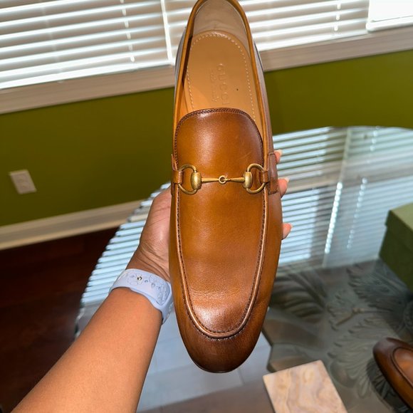 Men\'s Gucci Leather Brown Loafers main image 4